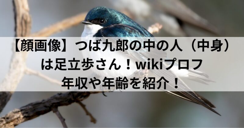 つば九郎の中の人（中身）は足立歩さん！wikiプロフ・年収・年齢を紹介！